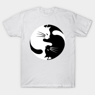 Yin Yan Cat T-Shirt